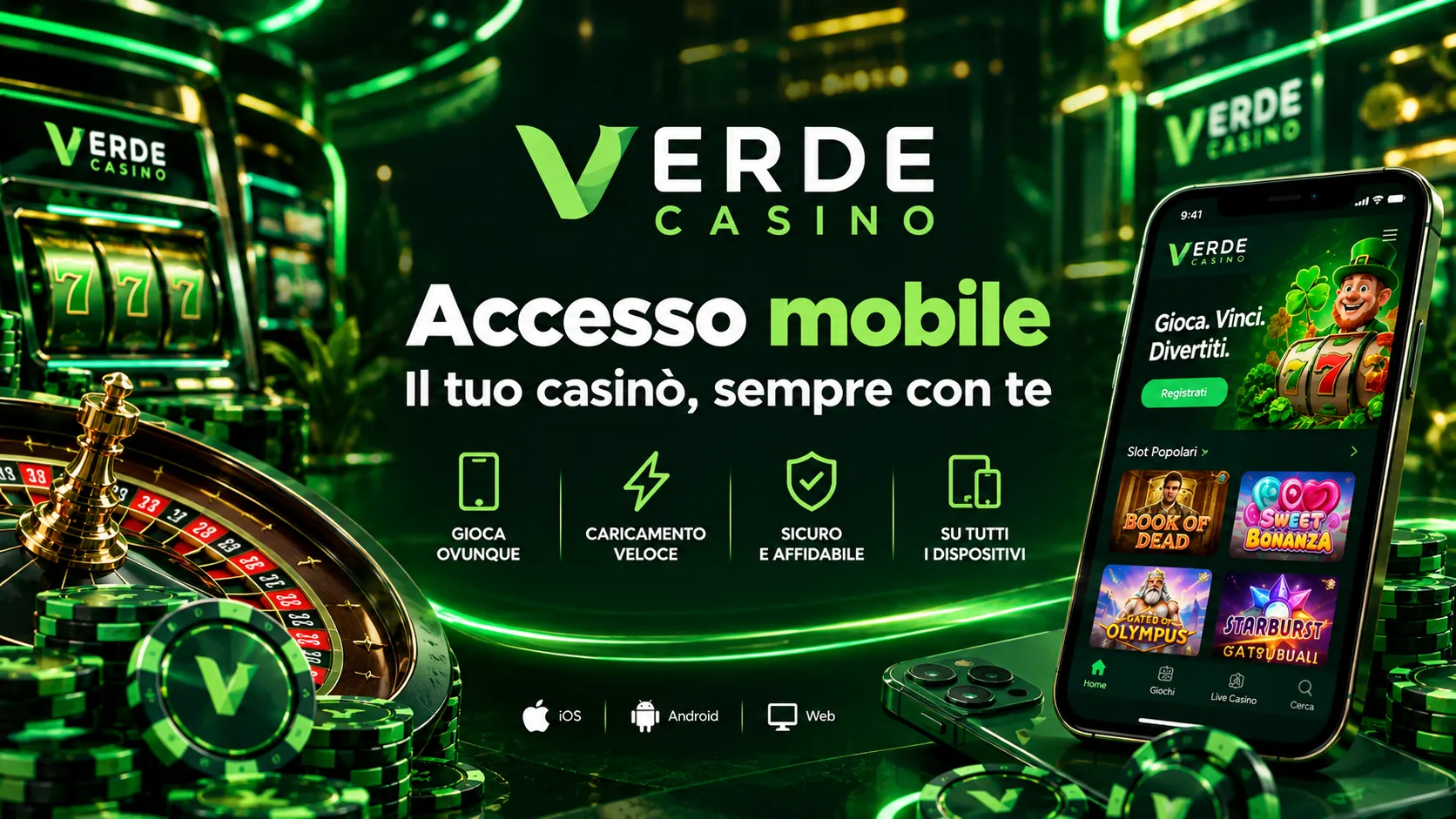 Verde Casino Accesso mobile 